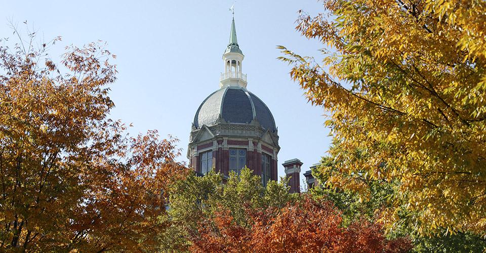 the dome in the fall